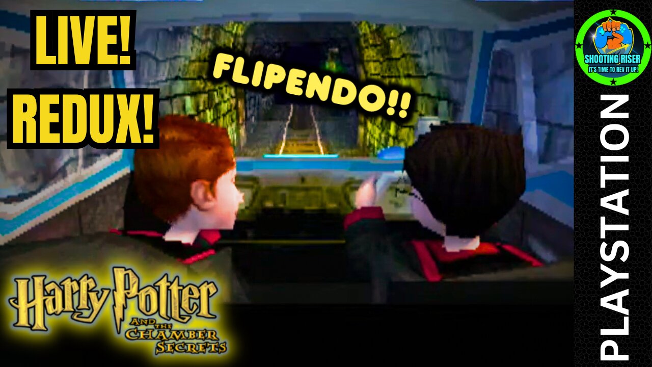 OJALA Y EL CARRO MAGICO TENGA ASEGURANZA;) Harry Potter 2 (PS1) #live REDUX #harrypotter #flipendo