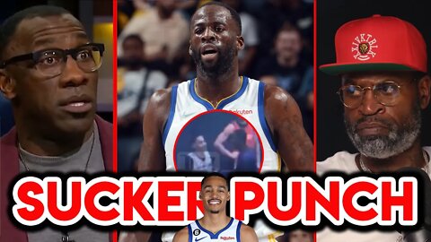 Draymond Green Punches Jordan Poole | Shannon Sharpe Stephen Jackson and Twitter React