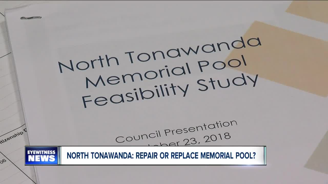 Should North Tonawanda repair or replace Memorial Pool?