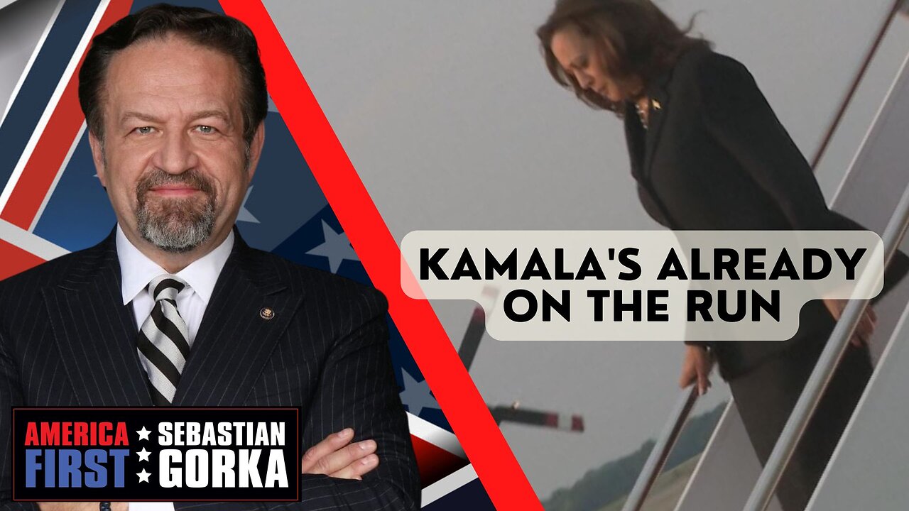 Kamala's already on the run. Boris Epshteyn with Sebastian Gorka on AMERICA First