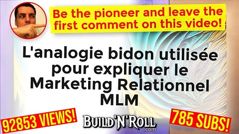 L'analogie bidon utilisée pour expliquer le Marketing Relationnel MLM