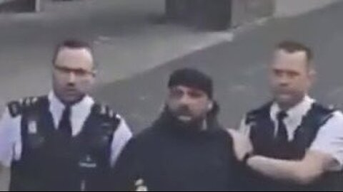 Confirmed that this man was arrested near the protest in Southport.