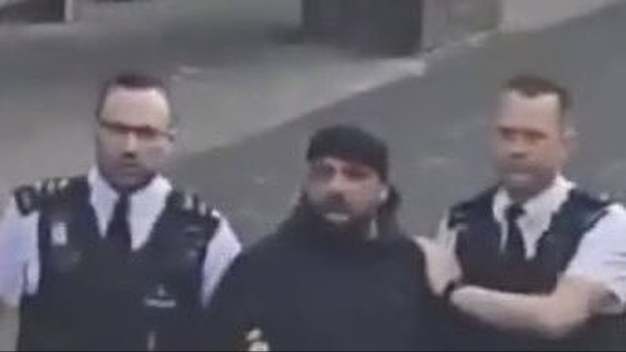 Confirmed that this man was arrested near the protest in Southport.