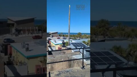 Tybee Island Georgia Battery Garland view of Lighthouse #shorts