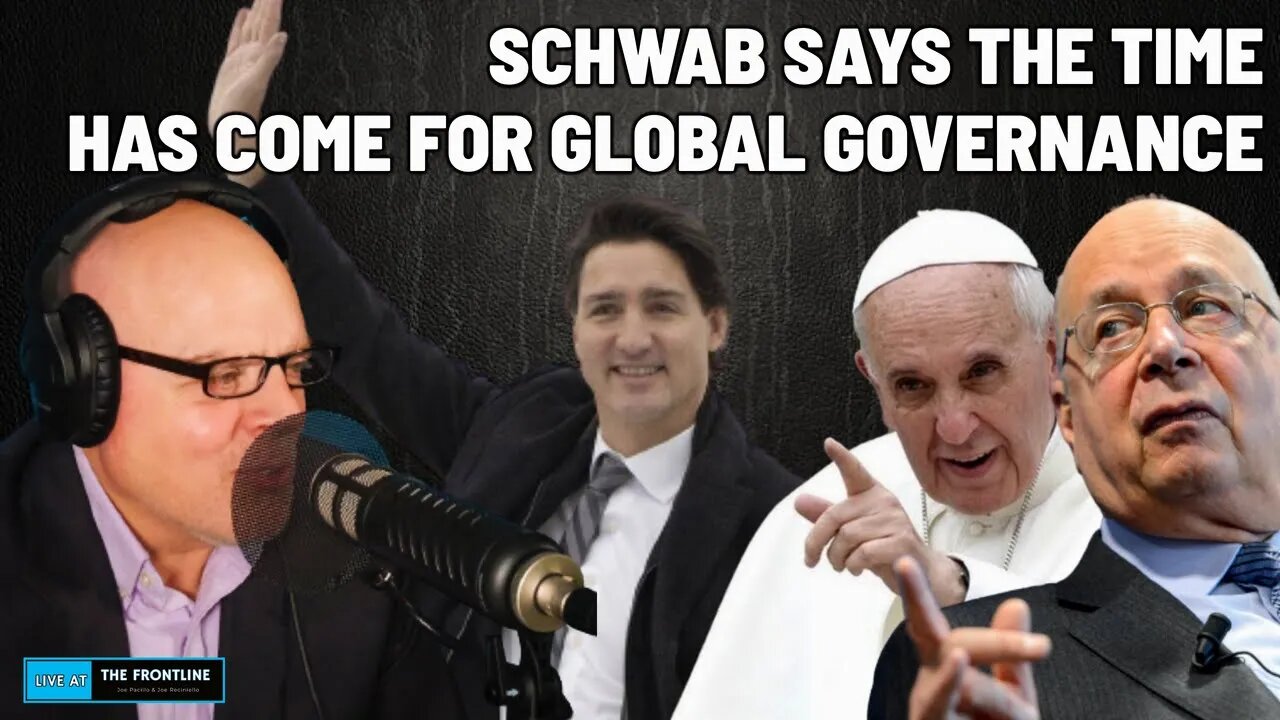 Klaus Schwab Calls For Global Governance | LIVE @ THE FRONTLINE
