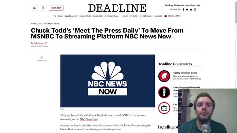 Chuck Todd's Daily Show moved to NBC streaming service