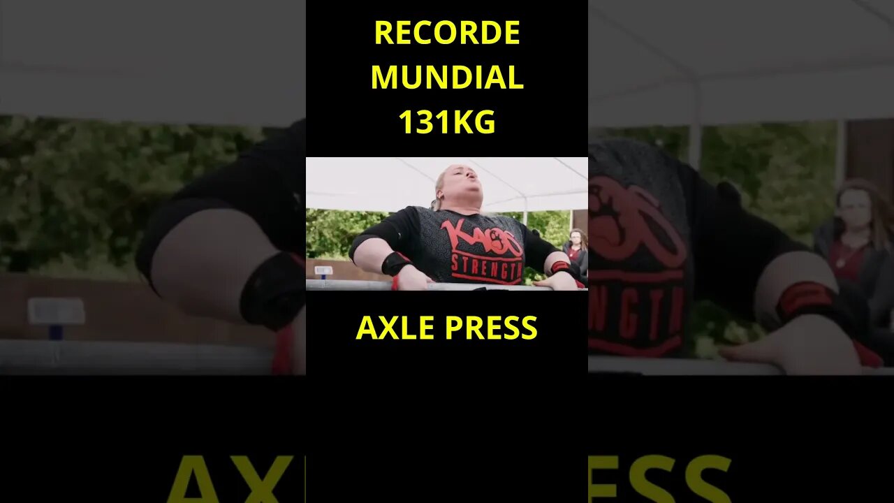 Recorde Mundial de Annabelle Chapman #shorts #strongwoman #axle