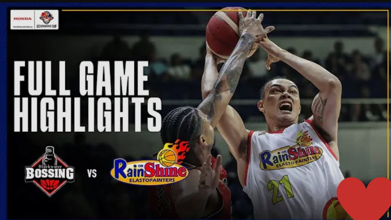 BLACKWATER VS RAIN OR SHINE | FULL GAME HIGHLIGHTS | PBA SEASON 49 GOVERNORS' CUP | AUGUST 20, 2024