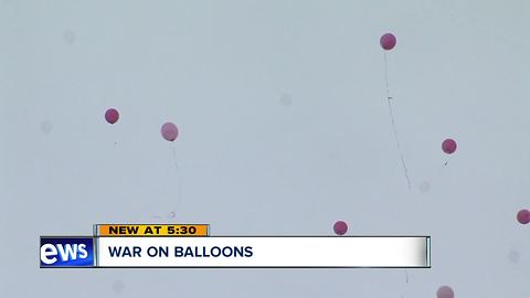 Balloon releases have impact on Lake Erie, expert says