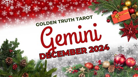 ♊️🔮GEMINI Tarot reading predictions for December 2024🔮♊️