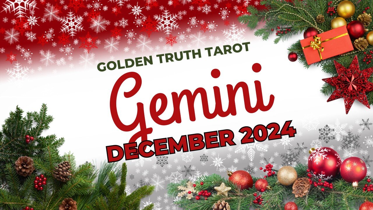♊️🔮GEMINI Tarot reading predictions for December 2024🔮♊️