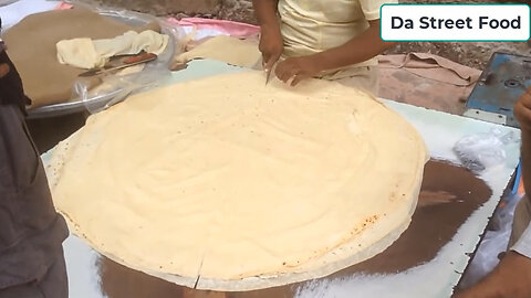 Biggest Samosa Roll Covering Sheet | Street Food