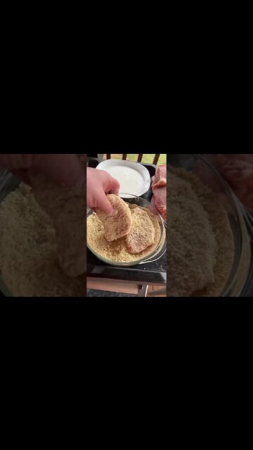 Crispy Panko Parmesan Pork Chops on the Blackstone Griddle #recipe #porkrecipe #yummy