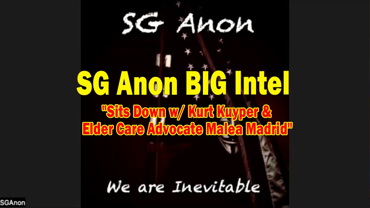 SG Anon BIG Intel Oct 16: "Sits Down w/ Kurt Kuyper & Elder Care Advocate Malea Madrid"