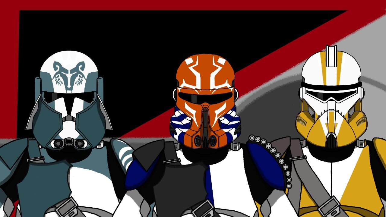 Drawing Clone Trooper Helmets 4