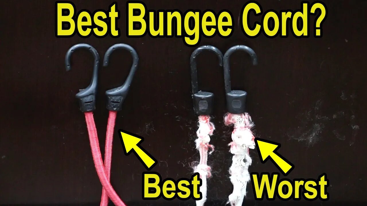 Best Bungee Cord? 9-Month UV Exposure Test! Husky vs HyperTough, Harbor Freight, Home Depot