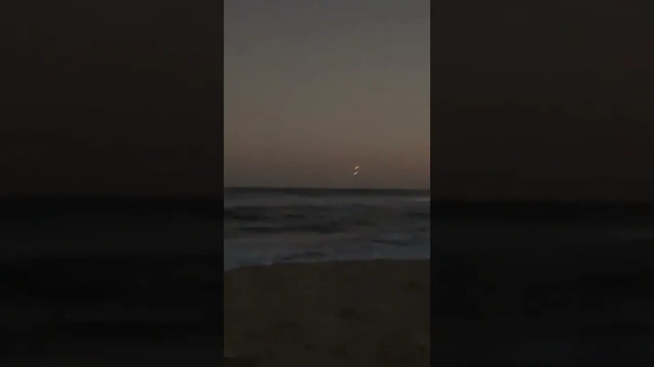 Unidentified Objects Over The Ocean