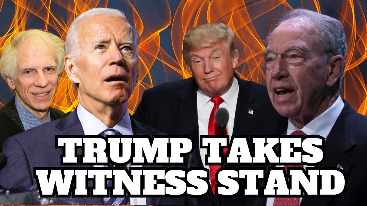 Grassley Says That The DOJ Wanted to Shut Down The Biden Probe | Trump Takes Witness Stand