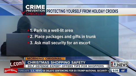 How to stay safe while out holiday shopping