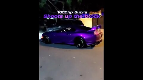 Toyota Supra Does A Drive by Shooting 💥🔫 #supra #supramk4 #shorts