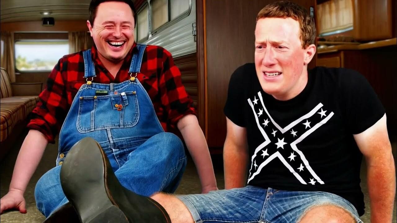 Elon Musk And Marky Zuckerberg In The Trailer Park Hillbillionaires