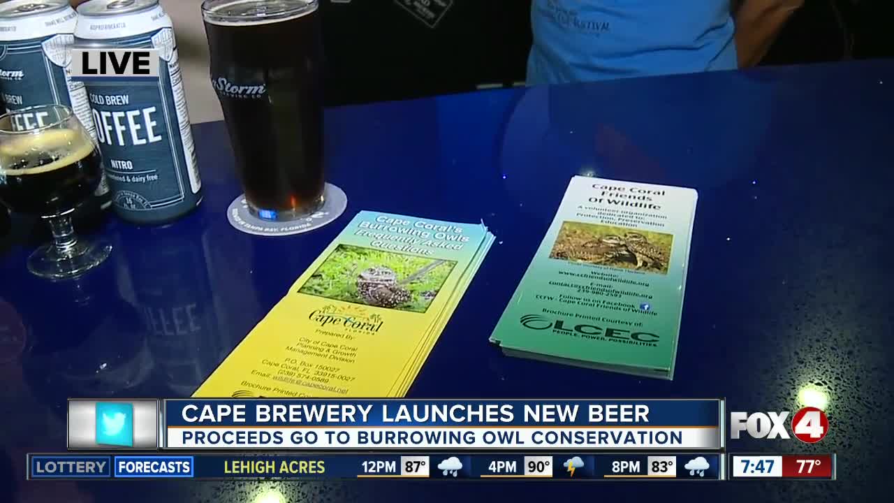 Brewery in Cape Coral launches beer to help burrowing owls - 7:30am live report