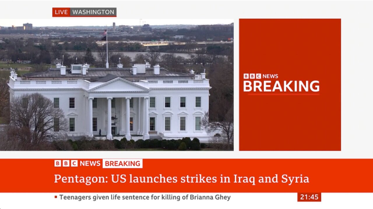 US launches retaliatory strikes in Iraq and Syria | BBC News