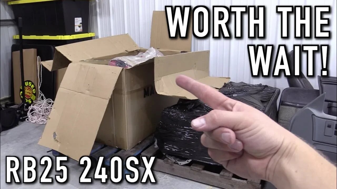 Unboxing The New Engine (Finally!): 240SX Restomod Ep.23