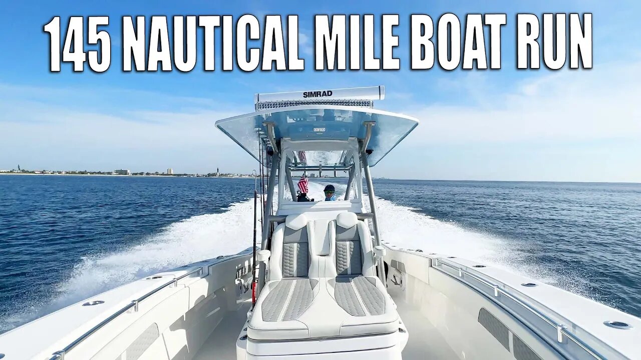 145 Nautical Mile Boat Run From Hillsboro Inlet to Lower Florida Keys