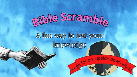 Bible Verse Scramble