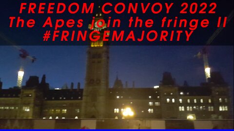 Canada Freedom Convoy 2022 - The Arnprior Runners arrive in the Capital II - Standing room only!