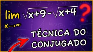 Limites com Multiplicação pelo Conjugado | CALCULO 1