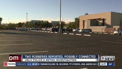 Robberies reported at UNLV