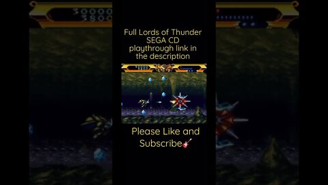 Lords of Thunder Sega CD