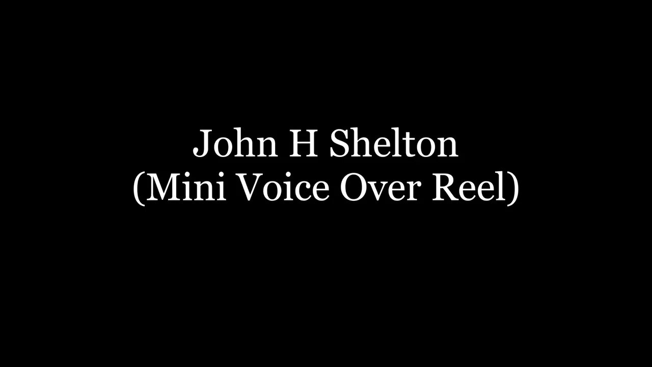 John H Shelton - Mini Voice Over Reel: "Get Away!" (Monster Snarls & Grunts) - MrSheltonTV