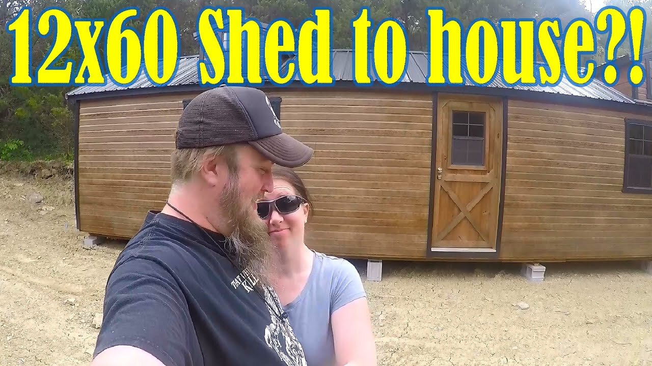 Amish Shed to House Conversion