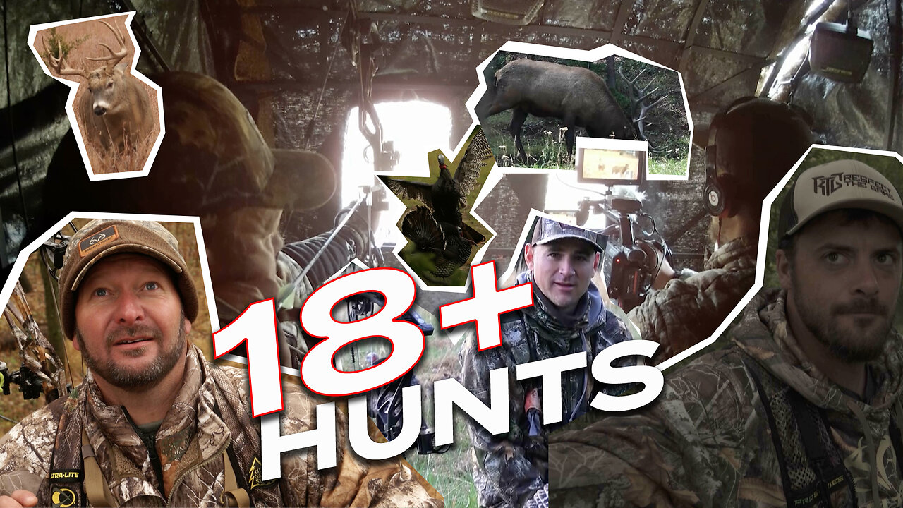 18 INCREDIBLE BOW HUNTS!!!