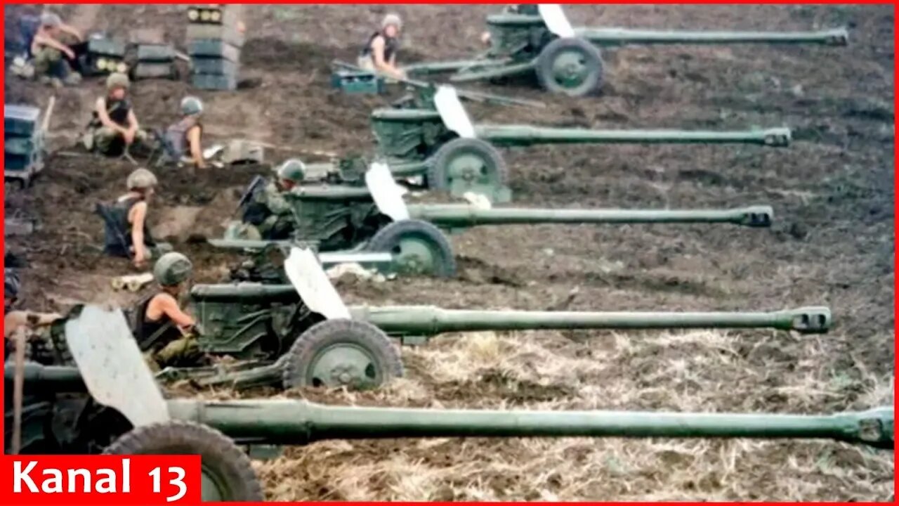 Russia, which has suffered numerous equipment losses, sends old cannons of 1940s to front in Ukraine