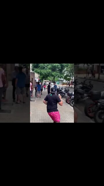 Guy Takes Ice Cream Cone From Customer #MegaFails #Shorts