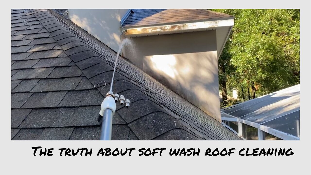 The truth about soft wash roof cleaning | 5 things to know about roof washing #short #softwashing