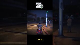 police bike driving in gta 5 | GTA V short | gta5 video #shorts #gta5 #lazoogames