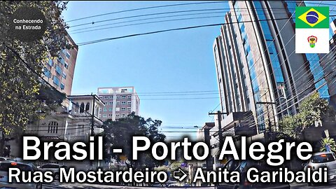 🚗 🌞 Dirigindo por Porto Alegre, ruas Mostardeiro ➡️ Anita Garibaldi.