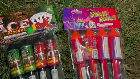 Ace Rockets vs Strobe Rockets - Starget vs Suns Fireworks! Which performs the BEST?