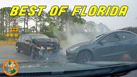 BEST OF FLORIDA DRIVERS 2023 | 40 Minutes of Road Rage, Accidents, Convenient Cop & More