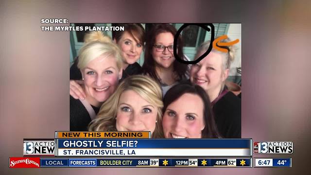 Ghost selfie going viral