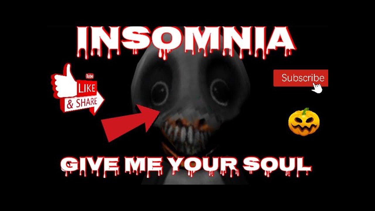 INSOMNIA ( HE'S TRYING TO KILL ME)!!! SCARY Horror Game #insomnia #scary #blackdragongamez #ios