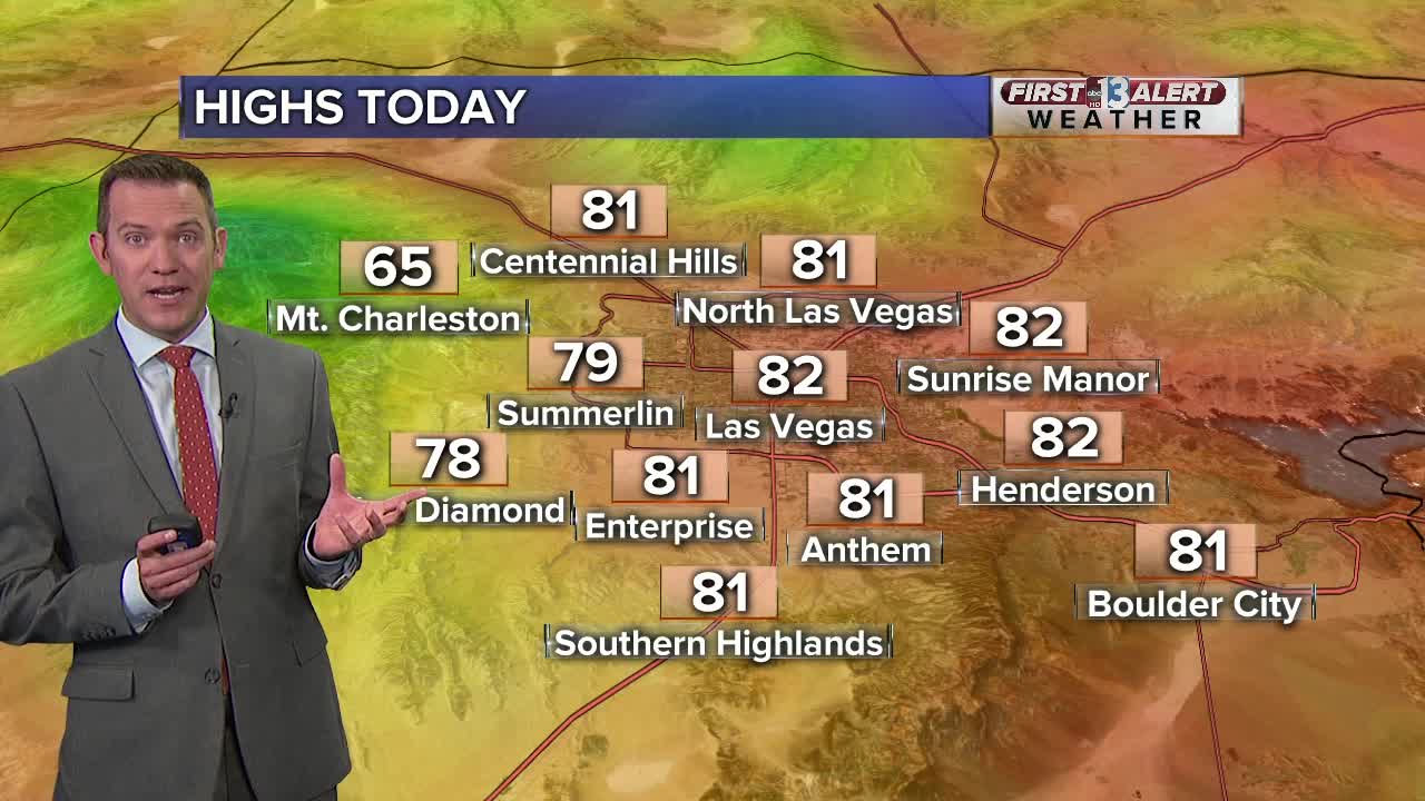 13 First Alert Las Vegas morning forecast | Oct. 22, 2019