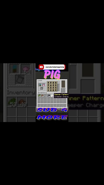 Pig Banner | Minecraft