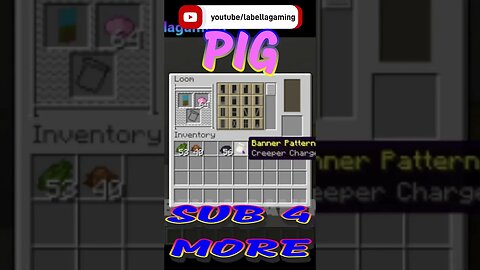 Pig Banner | Minecraft