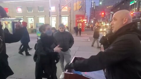 BEING HECKLED WHILE PREACHING END TIMES MESSAGE